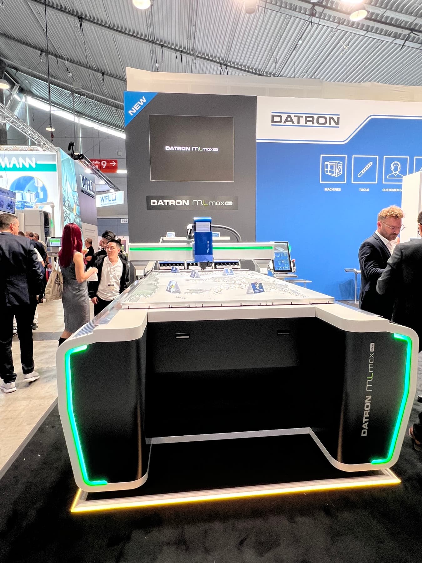 CNC machining centre displayed at AMB Stuttgart 2026