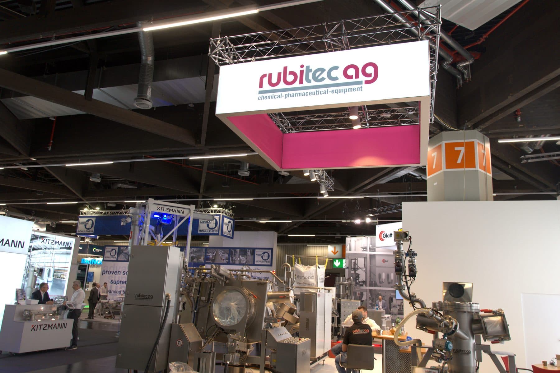 تجهیزات فرایندی شیمیایی ـ دارویی در غرفه rubitec در POWTECH TECHNOPHARM 2026