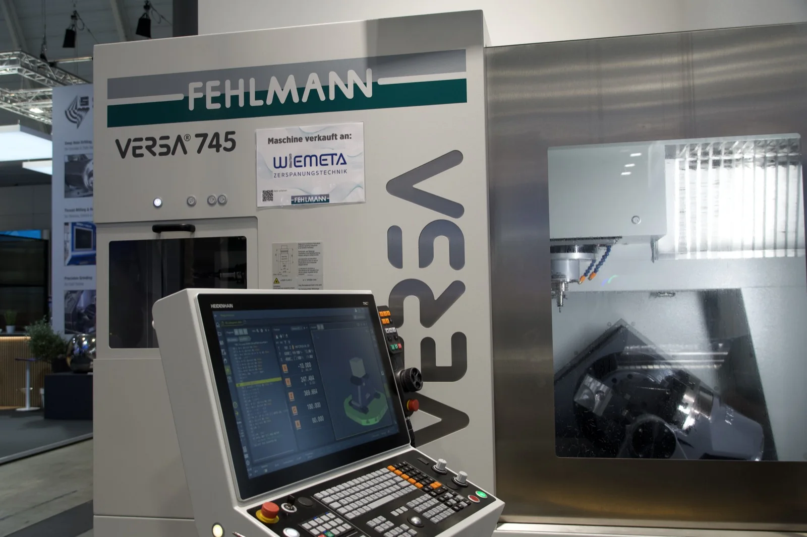 FEHLMANN-Bearbeitungsmaschine, von EGTarya auf der AMB fotografiert. Messekontext; kein ausgeliefertes EGTarya-Projekt.